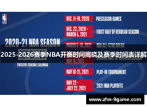 2025-2026赛季NBA开赛时间揭晓及赛季时间表详解 2025-2026赛季NBA开赛时间揭晓及赛季时间表详解